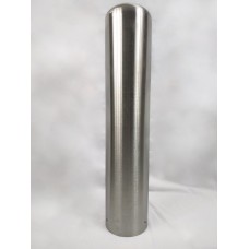 7" x 42" Stainless Steel Bollard Cover